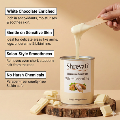 Shrevati Professional Liposoluble Cream Wax – 800g